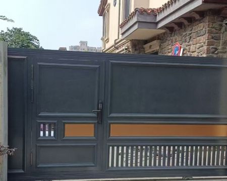 新中式鋁藝別墅大門 新中式鋁藝別墅大門