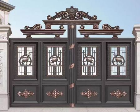 自建房庭院大門